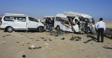 إصابة 17 شخصا فى انقلاب ميكروباص بالشرقية