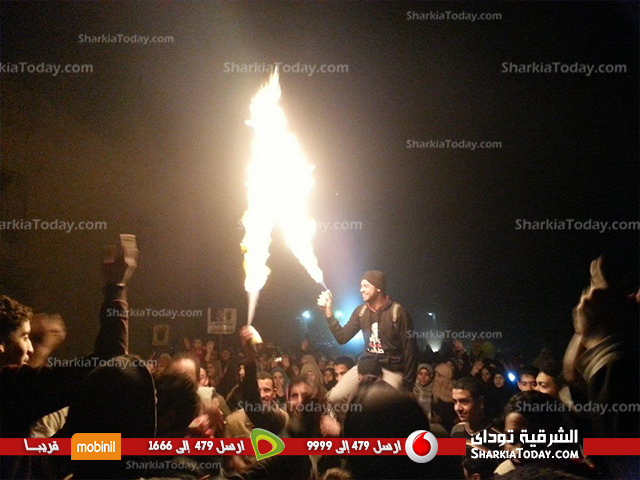 مؤيدو المعزول بمسقط رأسه في " العدوة " : سنخرج 25 يناير للمطالبة بالافراج عن المعتقلين ورفضاً للدستور 2 عدوه