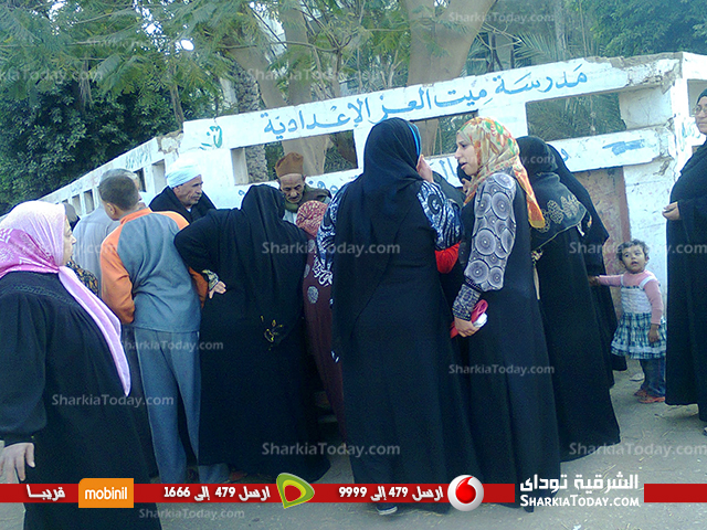 اقبال ضعيف امام لجان الاستفتاء بـ " فاقوس " 1 فاقوس