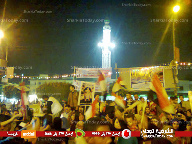 بالصور : أهالي فاقوس يحيون ذكرى ثورة يناير 2 فاقوس
