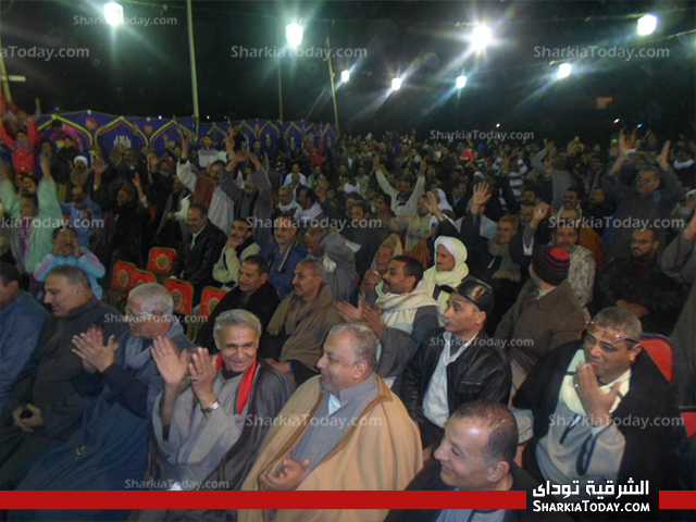 بالصور : أهالي القنايات يعقدون مؤتمراً لدعم الدستور 2 قنايات