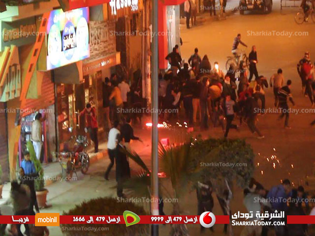 بالفيديو والصور : قوات الأمن تسيطر علي أحداث شغب " الاخوان " بميدان القومية في الزقازيق 1 قومية