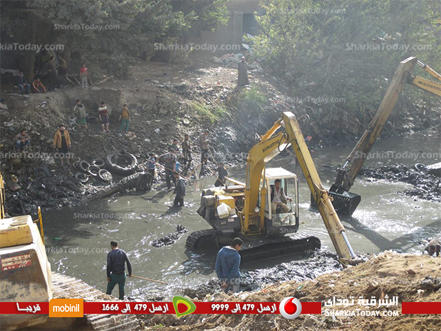 بالصور : اعادة هيكلة وتوسيع بحر مويس بالزقازيق 1 مويس