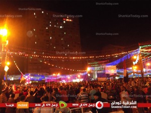 4 حالات اصابة بإختناق خلال احتفالات الزقازيق بذكري ثورة يناير 1 يوان