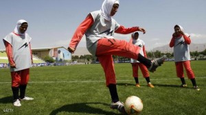 Players of Iran's women national footbal