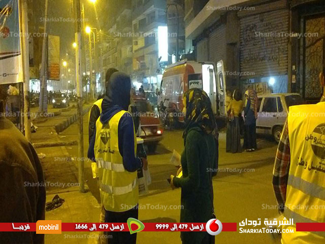 "مستقبل وطن " تنظم حملة للتوعية ضد مخاطر أنفلونزا الخنازير بميدان القومية 2 77