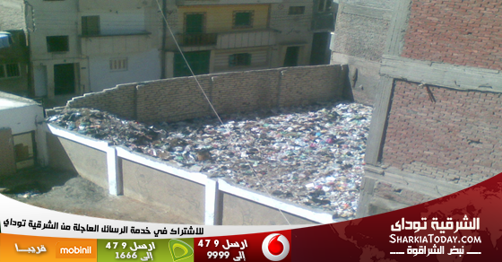 بالصور.. مقلب قمامة بجوار مدرسة السلام بأبوحماد 1 1