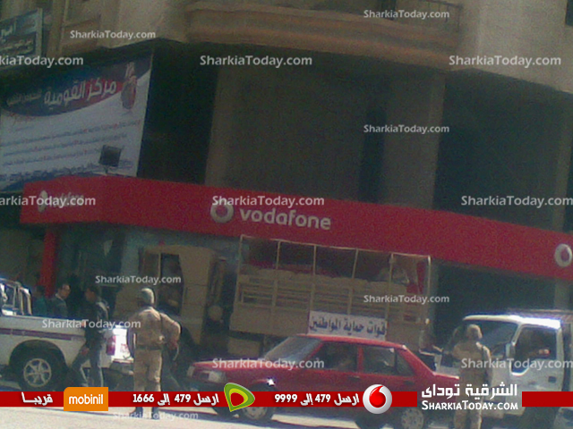 بالصور... شلل مرورى وإنتشار لقوات الجيش بشوارع الزقازيق 2 222222