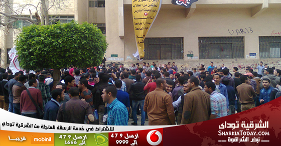 بالصور : تظاهرات بجامعه الزقازيق تطالب بإقاله رئيس الجامعه والافراج عن المعتلقين 1 SMS-News-Banner_560X292