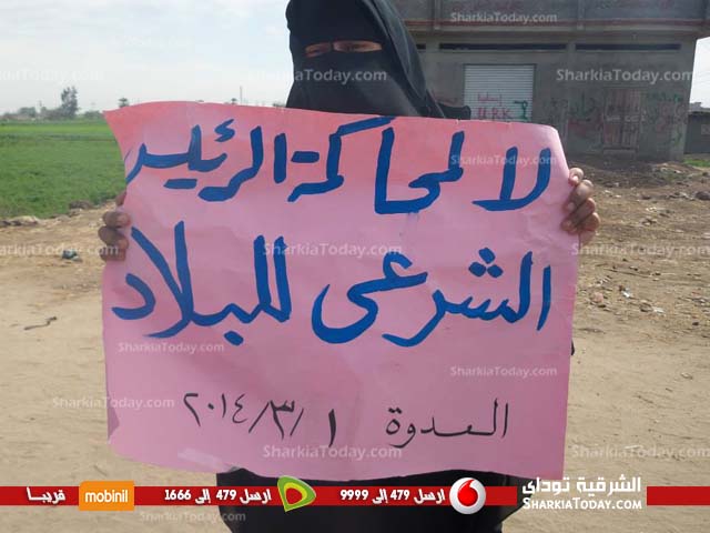 سلسلة بشرية بقرية الرئيس المعزول رفضًا لمحاكمته 1 ووتر مارك الصور الداخلية والمراسلين