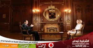 ننشر تفاصيل لقاء السيسي علي سكاي نيوز 1 السيسي