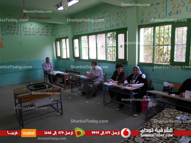 بالصور :اقبال ضعيف على مدرستى ناصر الابتدائية والثانوية الفندقية بالزقازيق فى ثانى ايام الانتخابات 3 1