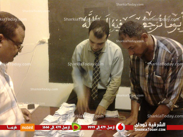 السيسى يكتسح بنسبه 97.8% بلجنه معهد الظواهرى الدينى بالحسينيه 1 Water Mark