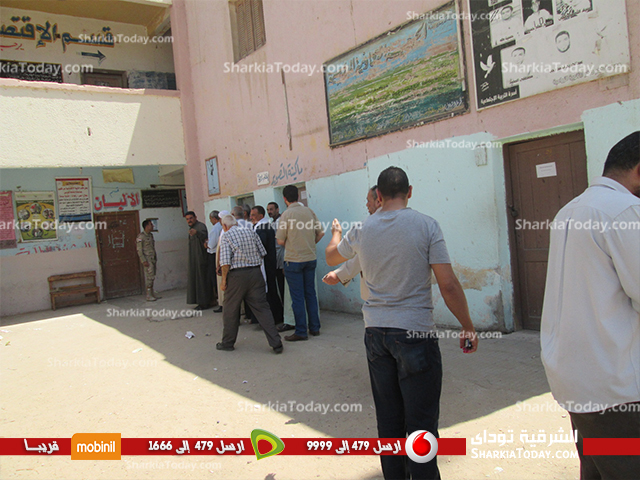 مدارس كفر صقر تستقبل الناخبين في اليوم الثاني من الانتخابات الرئاسية 1 ك