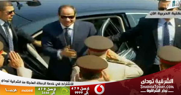 السيسى: سنتخذ إجراءات جديدة لمواجهة عجز الموازنة 1 حفل الكلية الحربية يبدأ بطابور الدراجات في حضور السيسي