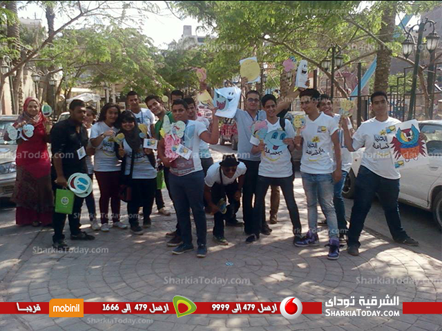 " SMILE ZONE " تطلق فعالياتها اليوم بميدان القومية لرسم البسمة علي وجوه المواطنين 3 01