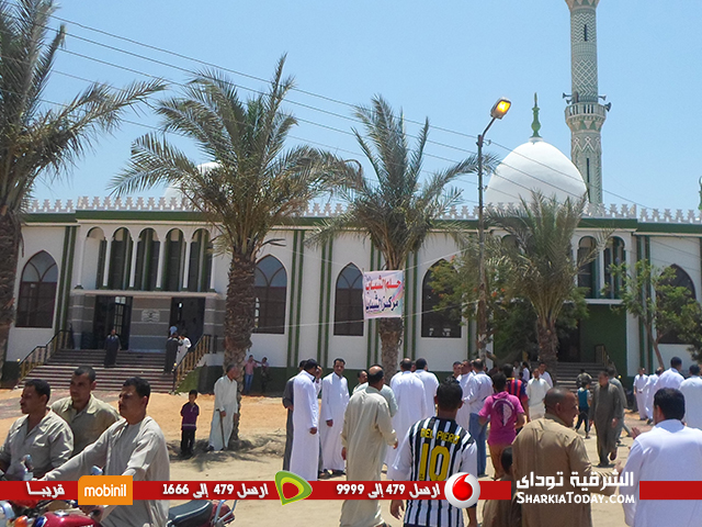 بالصور ...إفتتاح توسعة مسجد السلام بأبو حماد بحضور أحمد حسن 4 3