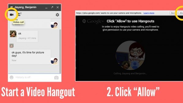 جوجل تُلغي ضرورة وجود إضافة على كروم لمحادثات الفيديو عبر هانج آوتس 1 Hangouts-no-plugin-598x337