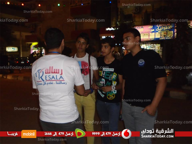 رسالة الزقازيق تُطلق حملات دعاية بشوارع القومية 1 رسالة