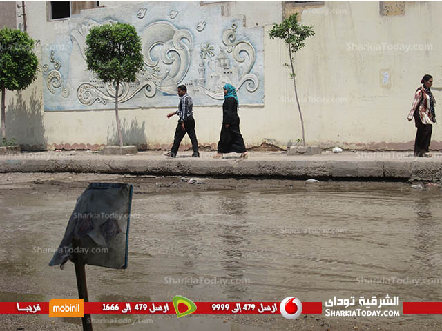 بالصور :انفجار مسورة مياة امام كلية التربية النوعية بالزقازيق 2 ماسورة2