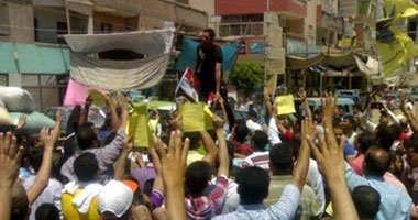 إخوان أبو كبير يحركون مسيرة بشارع أبو عوض بالمدينة 1 اخوان ارشيف ابو كبير