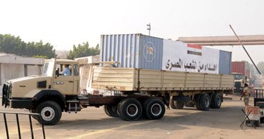 عودة قافلة دعم غزة للقاهرة بعد تعذر وصولها للقطاع 1 قافلة ارشيف