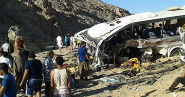 ارتفاع ضحايا حادث "أتوبيس البحر الأحمر" إلى 14 قتيلا 1 172014160373