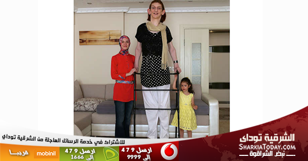 اطول فتاة في العالم