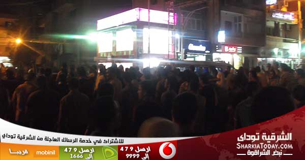 مسيره لانصار المعزول للمطالبه بالافراج عن المعتقلين بالزقازيق 1 مظاهراتد