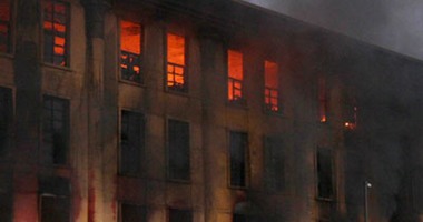 حريق هائل فى مصنع للمنسوجات بالعاشر من رمضان 1 حريق .