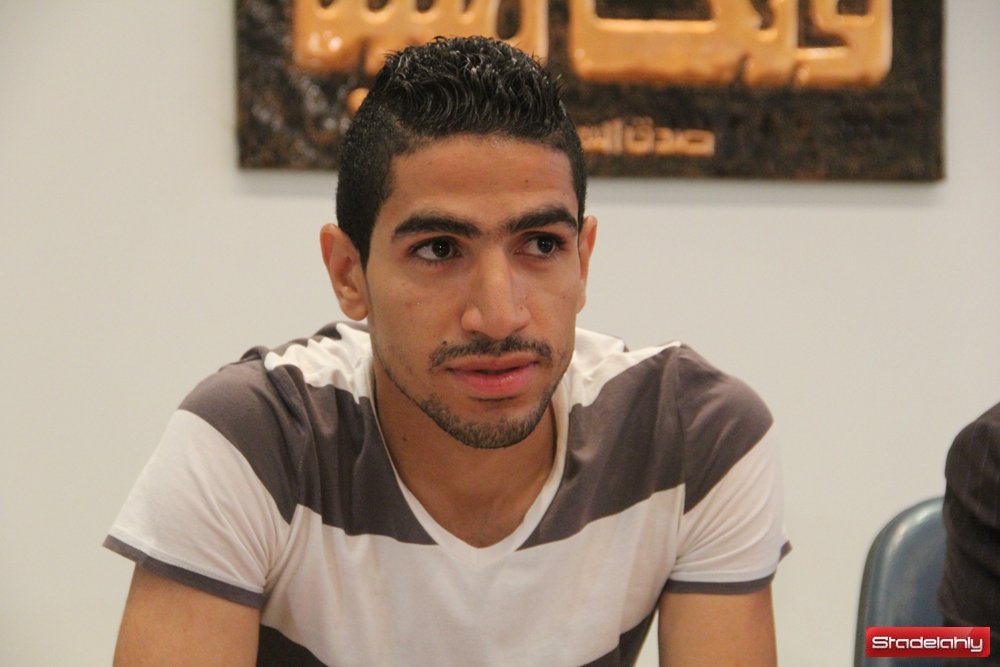 محمد رزق لاعب وسط الفريق يشارك في مران الأهلي ويتخلص من «الدوخة» 1 1404420913
