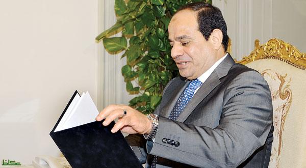 السيسى يتابع إخلاء الشريط الحدودي وعمليات التطهير العسكرية بسيناء 1 السيسي1