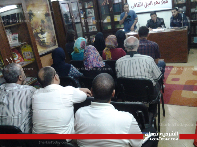 بالصور .. أمسية لفريق يوتوبيا الأدبى بمركز نهر النيل الثقافى بالزقازيق 3 3..