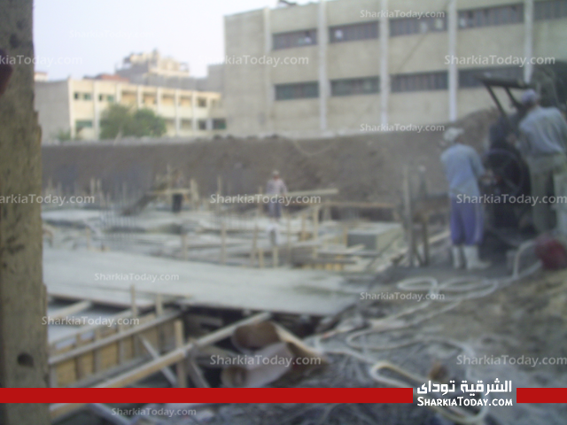 بالصور .. بدء عمليات الإنشاء لمبنى الأكاديميه المهنية للمعليمن بالزراعة بالزقازيق 3 3.