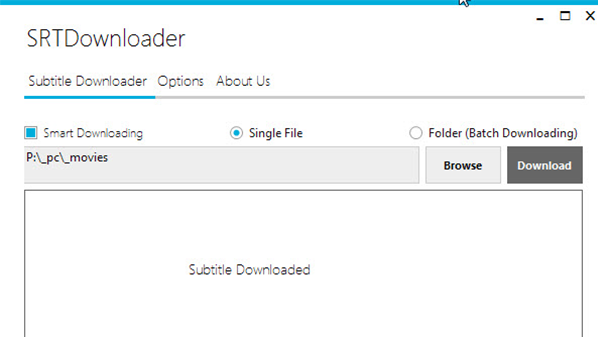 برنامج "SRTDownloader "لتنزيل ترجمة الأفلام بشكل آلي 1 HowToSrtDownloaderWin