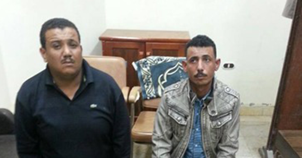 مباحث صان الحجر : ضبط سائق ومزارع بحوزتهما 20 كيلو بانجو قبل ترويجها 1 as