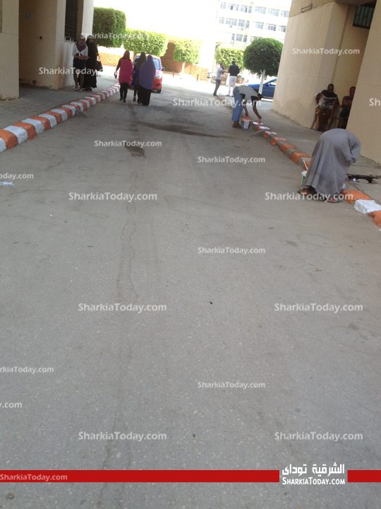 بالصور .. إستمرار التجديدات بجامعة الزقازيق إستعداداً للعام الدراسي الجديد 2 water-mark-1