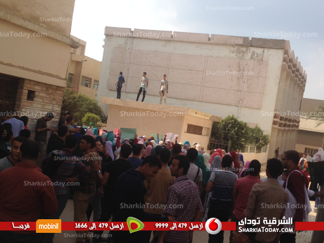 بالصور .. مظاهرة لطلاب الإخوان بجامعة الزقازيق 2 جامعة-3