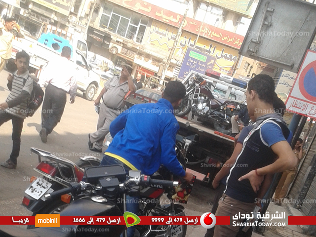 بالصور .. حملة مروروية لضبط الدراجات البخارية المخالفة بمدينة الزقازيق 2 حملة-1