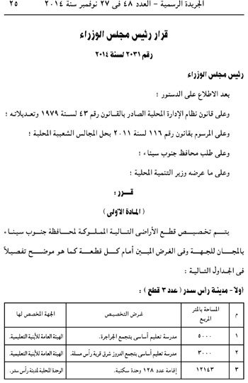 السيسى يوافق على تنمية خزانات الهيدروكربون مع قبرص 21 25