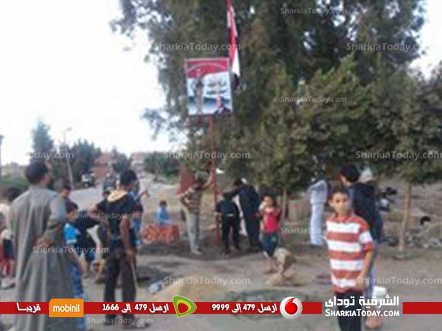 أهالى كفرصقر يطلقون اسم الشهيد "احمد سعيد "على قرية أبو العاص بعد تجاهل المسئولين لهم 1 Water 22