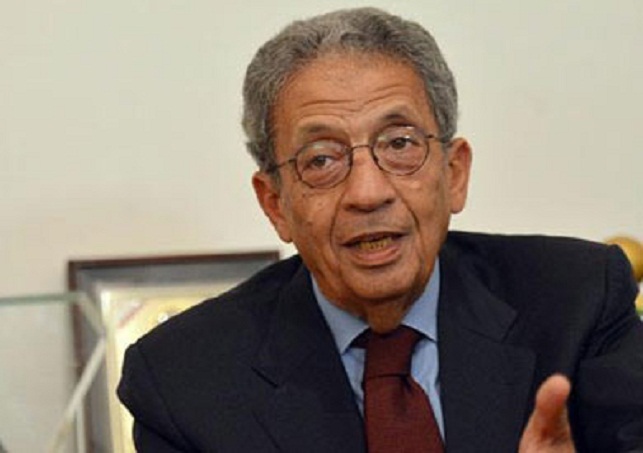 عمرو موسى: مصر تمضي في تنفيذ خارطة الطريق رغم العثرات .. نحن نبني بلدنا على أسس ديمقراطية 1 amro-mosa-alameen-alaam-masr-0329