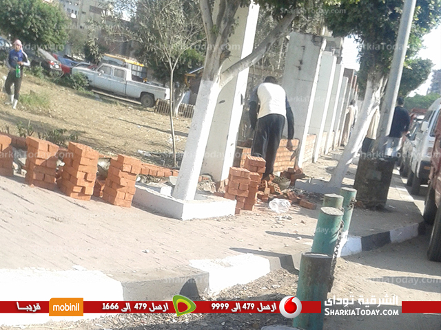شاهد | ترميم سور مديرية الموارد المائية والرى بالزقازيق 1 4