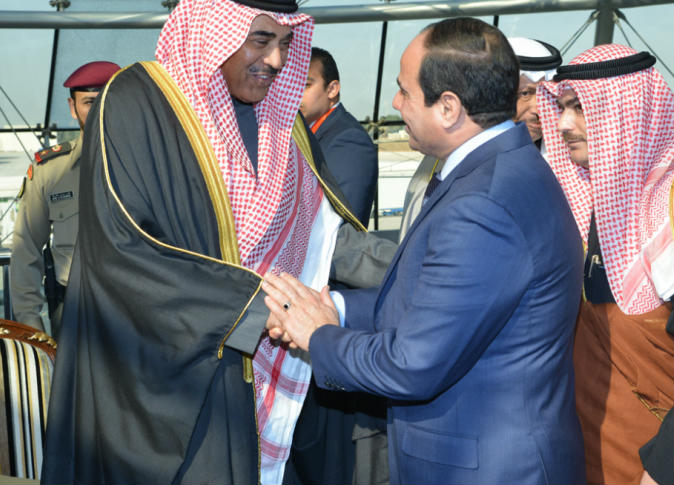 بدء القمة المصرية الكويتية بين «الرئيس السيسى» و«الأمير صباح الأحمد» 1 291184_0