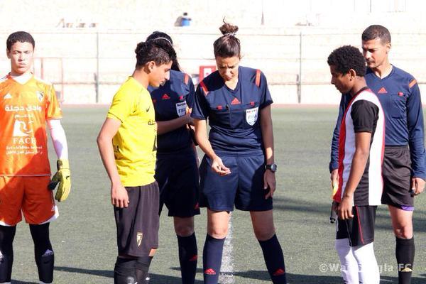 شاهد | سارة سمير تحكم مباراة «الجيش» و«دجلة» 4 B7tPW22IcAANqNU