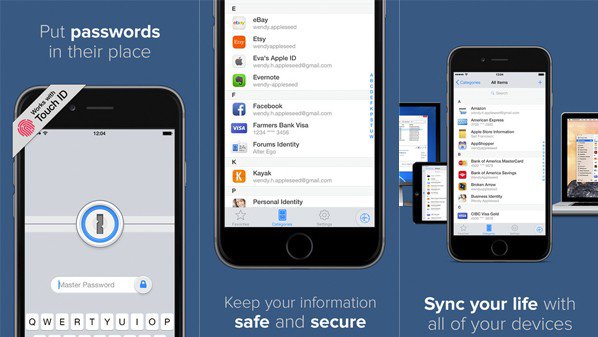 تطبيقات لإدارة كلمات المرور وحفظها على الحاسب والأجهزة الذكية 1 HowTo3Passwords-598x337