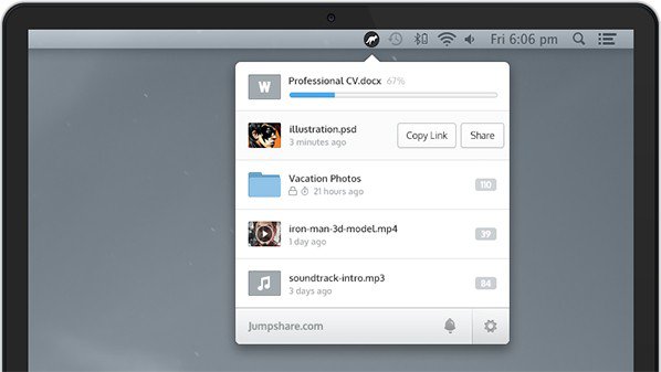 برنامج «Jumpshare» لرفع الملفات على الإنترنت ومُشاركتها بكل سهولة في ويندوز وماك 1 HowToJumpShareWinMac-598x337