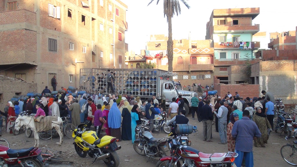 انقطاع الغاز عن بلبيس بسبب انفجار خط الغاز الرئيسى 1 غاز