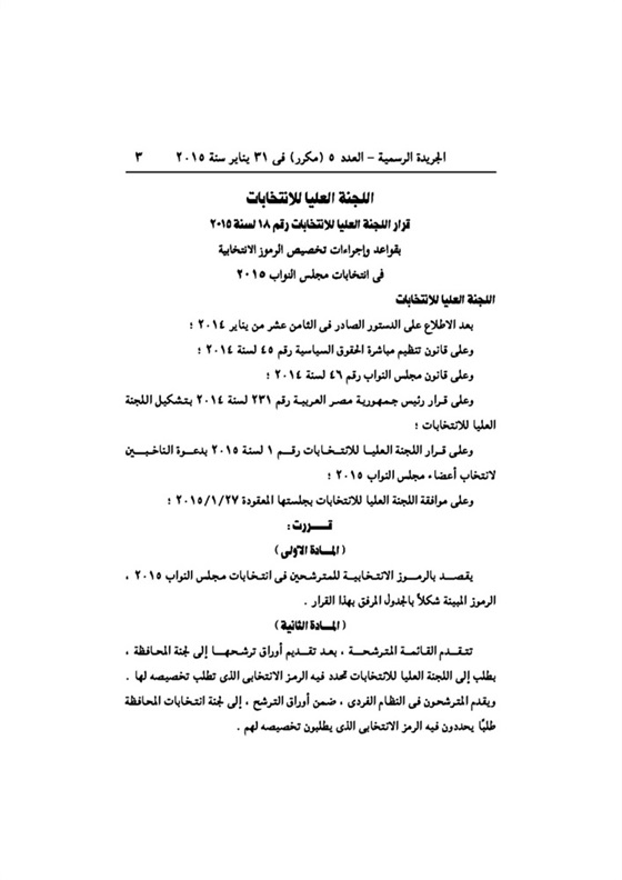 تعرف على قواعد «العليا للإنتخابات» بتخصيص الرموز الانتخابية 2 761