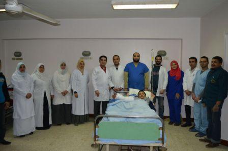 إعادة ذراع مبتور لطفل بمستشفي جامعة الزقازيق 1 IMG-20150206-WA0000